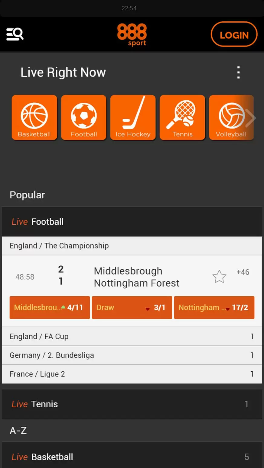 mobile app